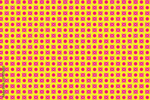 abstract pink yellow rhombus square pattern.
