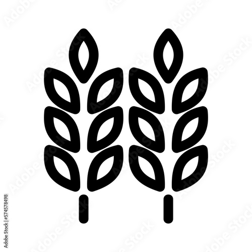 wheat icon or logo isolated sign symbol vector illustration - high quality black style vector icons
