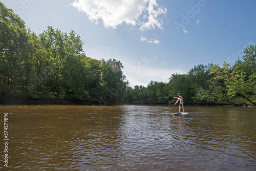 Stand-up Paddle boarding in Maine photo