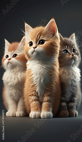 Feline Realism: A Super Cute and Lifelike Cat Portrayed in Art © george