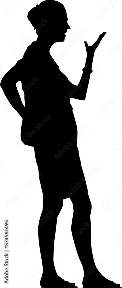 silhouette of a person black png