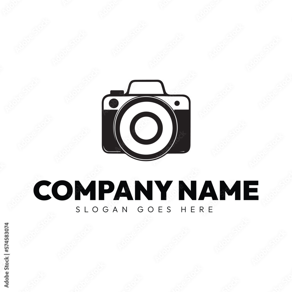 Creative and Minimal Black and White Camera Logo design, Studio, Photography Logo Illustration vector Creative and Minimal Black and White Camera Logo design, Studio, Photography Logo Illustration vector