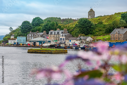 The town of Tarbert on Loch Fyne - Scotland 