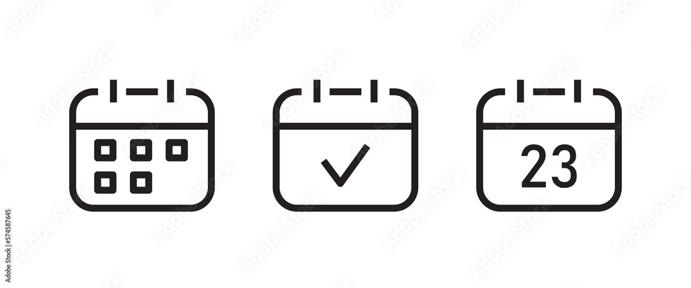 calendar icon. Vector month date Schedule time Meeting Deadlines icon vector symbol logo illustration line editable stroke flat design style isolated on white calendar icon. Vector month date Schedule time Meeting Deadlines icon vector symbol logo illustration line editable stroke flat design style isolated on white