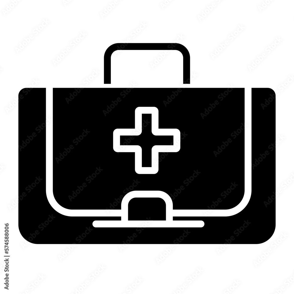 Obraz premium medicine kit icon