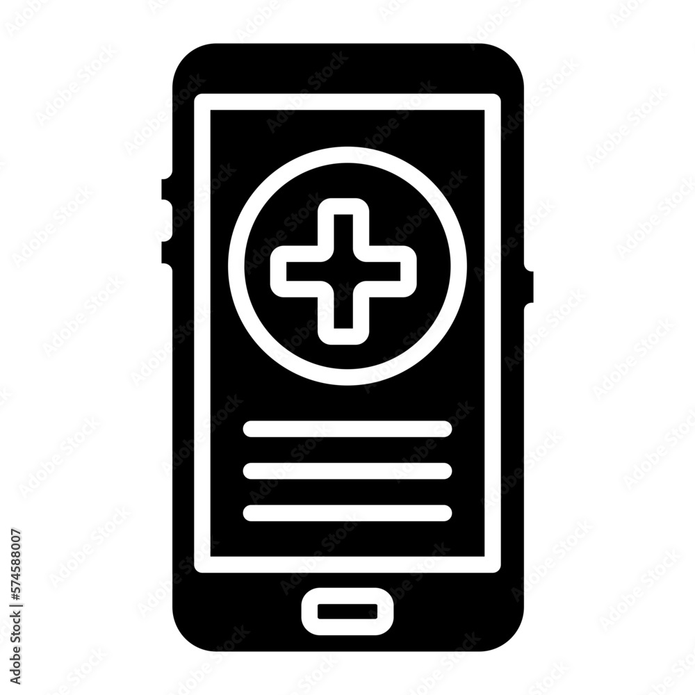 Obraz premium medical app icon
