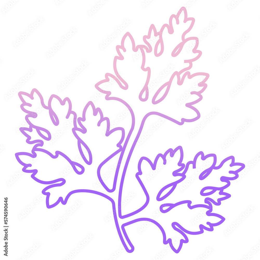 Naklejka premium Parsley icon