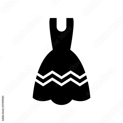 wedding dress icon or logo isolated sign symbol vector illustration - high quality black style vector icons 