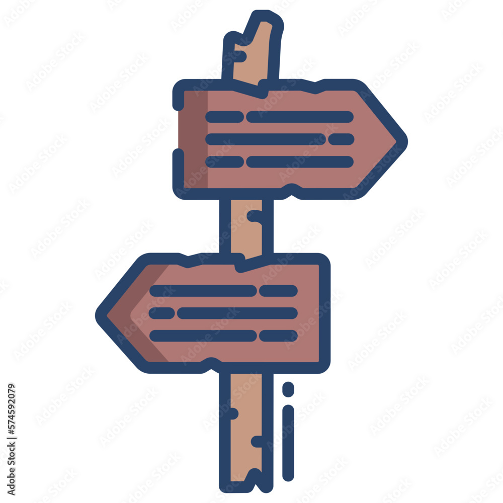 Obraz premium Sign board icon