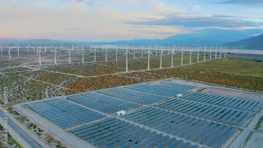 renewable energy drone aerial power plant solar panels sun wind mill windmills renewable energy drone aerial power plant solar panels sun wind mill windmills
