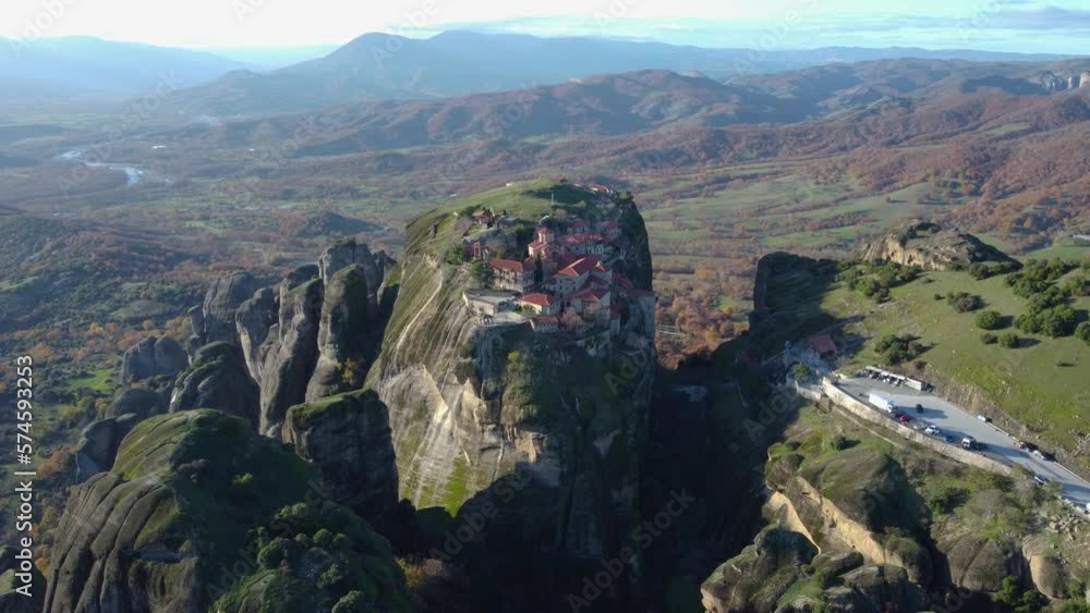 4K Meteora Greece Monestary, The Great Meteoron, Monestary on a Mountain, Landscape - Aerial Drone, Μετέωρα, Ελληνικά Meteora Greece, Monk, Nun, Fall colors, Sunset, Ancient Greece, Cinematic, God 4K Meteora Greece Monestary, The Great Meteoron, Monestary on a Mountain, Landscape - Aerial Drone, Μετέωρα, Ελληνικά Meteora Greece, Monk, Nun, Fall colors, Sunset, Ancient Greece, Cinematic, God