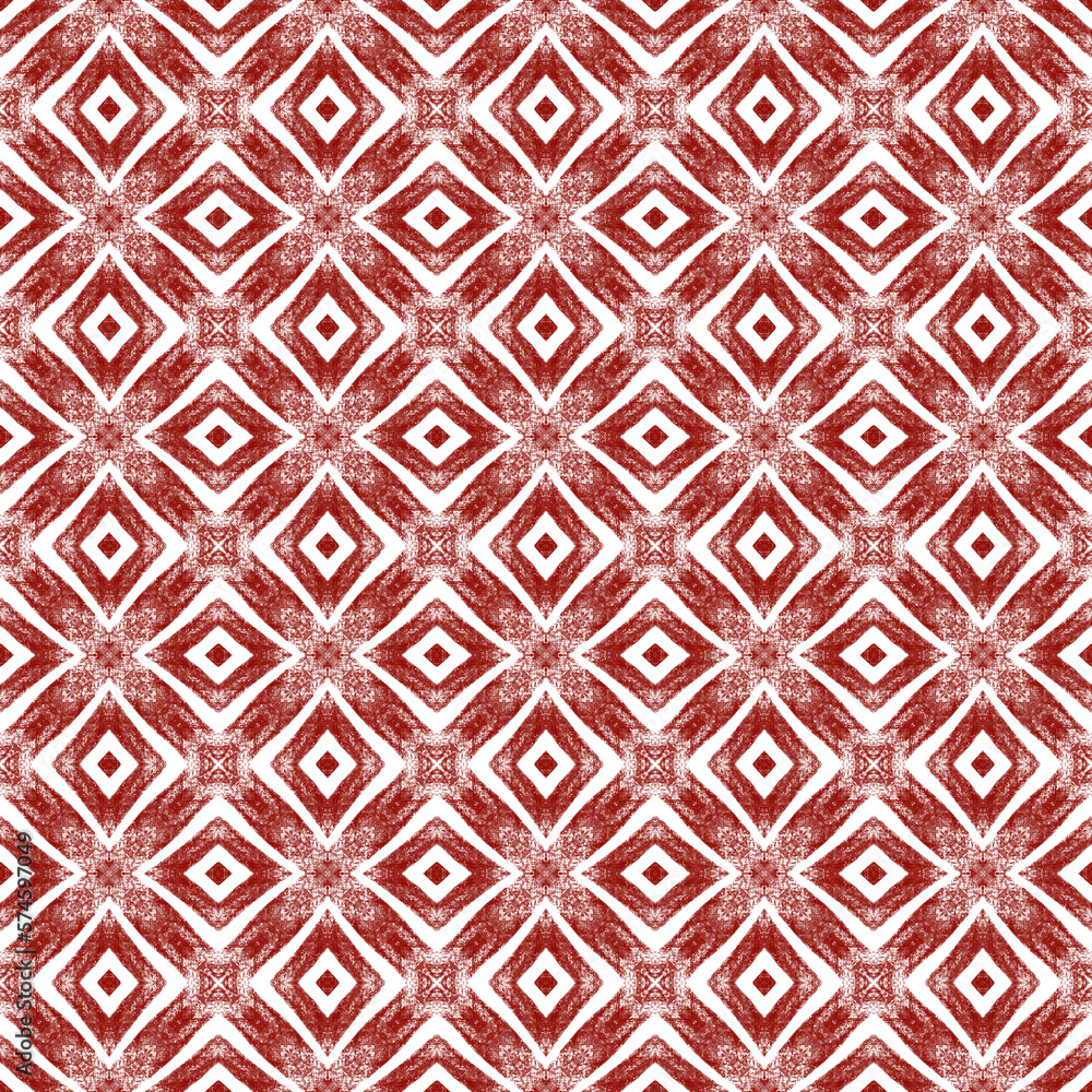Geometric seamless pattern. Maroon symmetrical Geometric seamless pattern. Maroon symmetrical