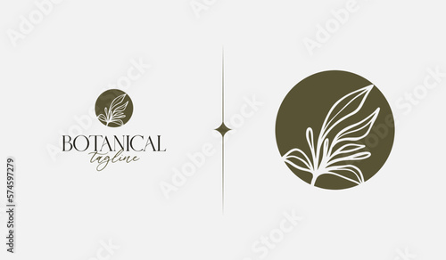 Plant Tree Flower monoline. Universal creative premium symbol. Vector sign icon logo template. Vector illustration