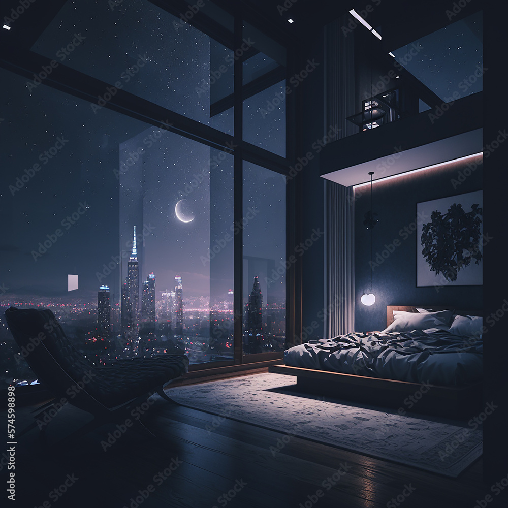 Living Room Photo In City