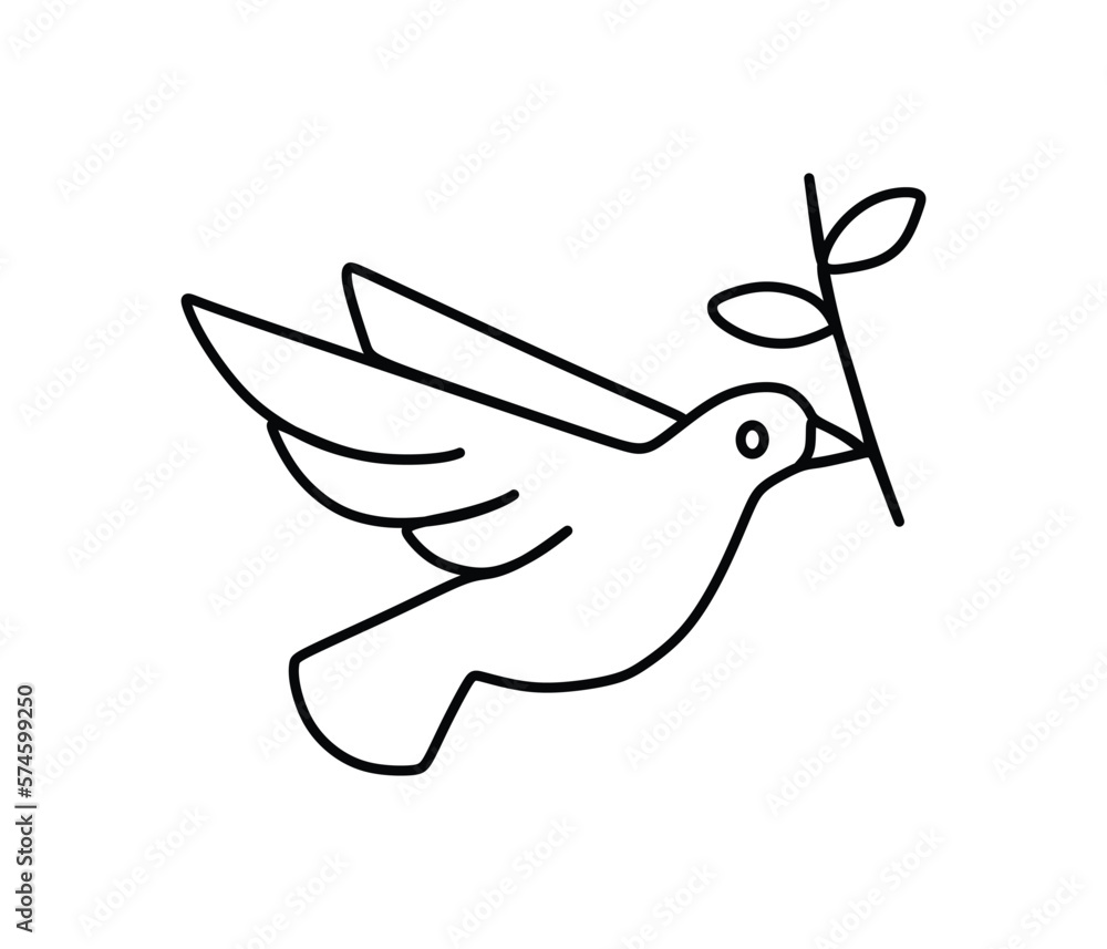 Obraz premium birds are carrying leaves