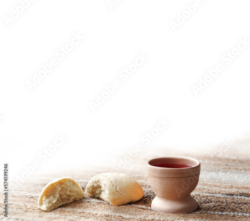 Bread and wine for communion