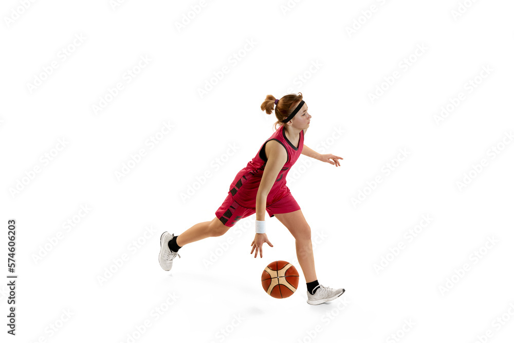 Ball Possession Teen Girl Basketball