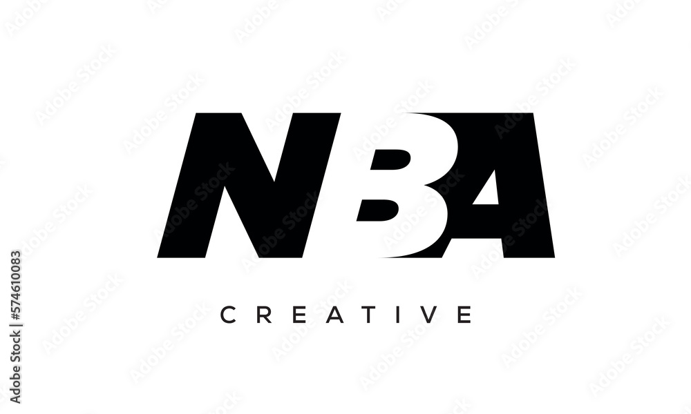 NBA letters negative space logo design. creative typography monogram vector
NBA letters negative space logo design. creative typography monogram vector