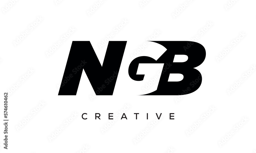 NGB letters negative space logo design. creative typography monogram vector
NGB letters negative space logo design. creative typography monogram vector