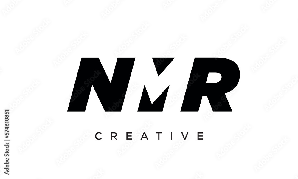 NMR letters negative space logo design. creative typography monogram vector
NMR letters negative space logo design. creative typography monogram vector