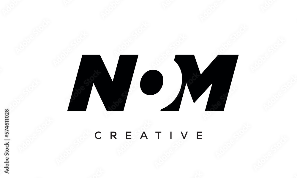 NOM letters negative space logo design. creative typography monogram vector
NOM letters negative space logo design. creative typography monogram vector