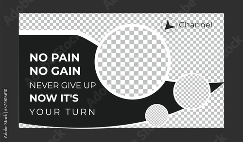 Youtube thumbnail for live workshop promotion template