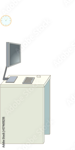 ビジネスオフィス_背景のみ_C