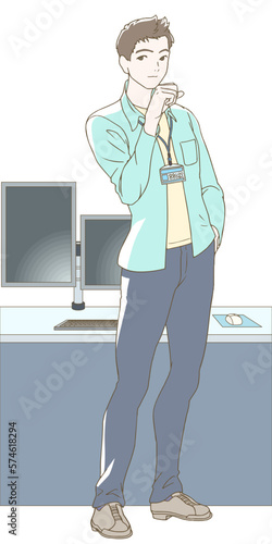 ビジネスパーソン_プログラマー_背景あり_カラー