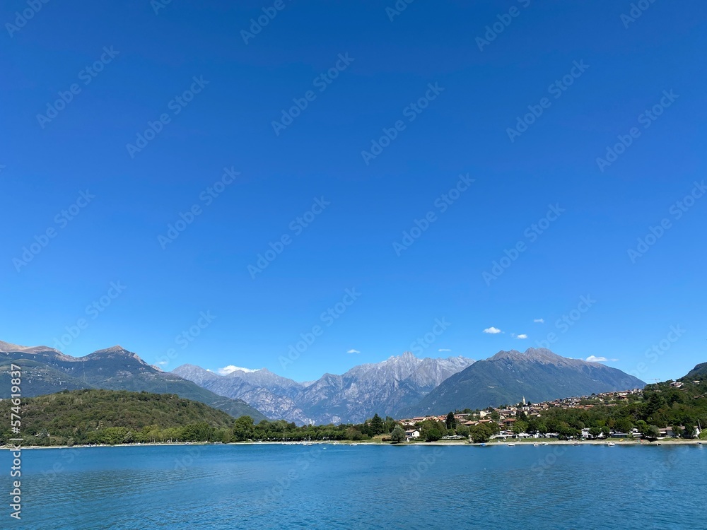 Naklejka premium Lake como