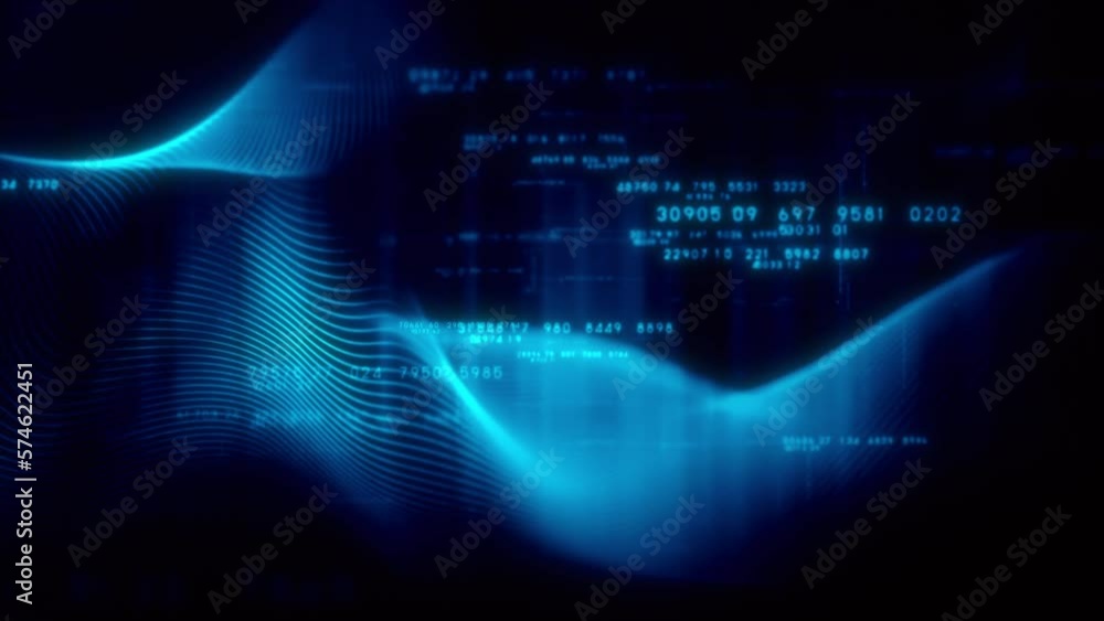 Futuristic abstract de-focus data matrix, meta, metaverse, telemetry and encrypt numbers display with particles simulation in cyber space environment for head up display background Futuristic abstract de-focus data matrix, meta, metaverse, telemetry and encrypt numbers display with particles simulation in cyber space environment for head up display background