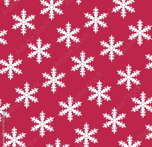 Christmas snowflake colored pattern background.