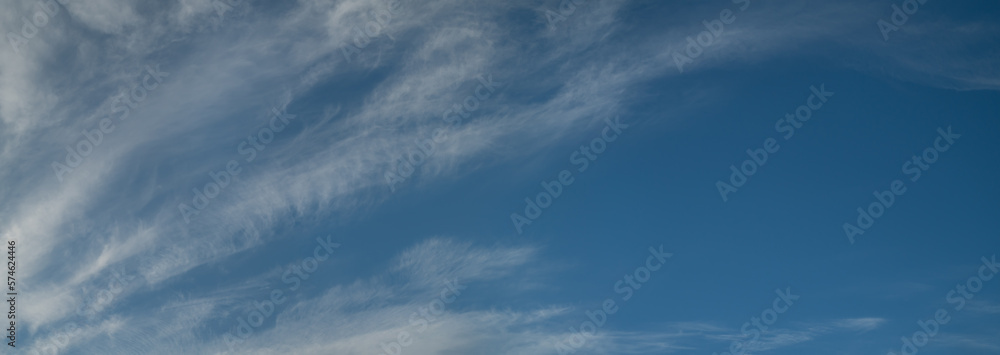 Blue sky with white clouds, natural backgrounds, panoramic sky Blue sky with white clouds, natural backgrounds, panoramic sky