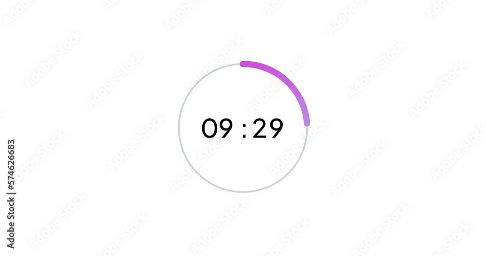 15 seconds digital timer countdown animation is isolated on white background. 15 sec countdown timer, a stopwatch animation with pie percentages 15 seconds digital timer countdown animation is isolated on white background. 15 sec countdown timer, a stopwatch animation with pie percentages