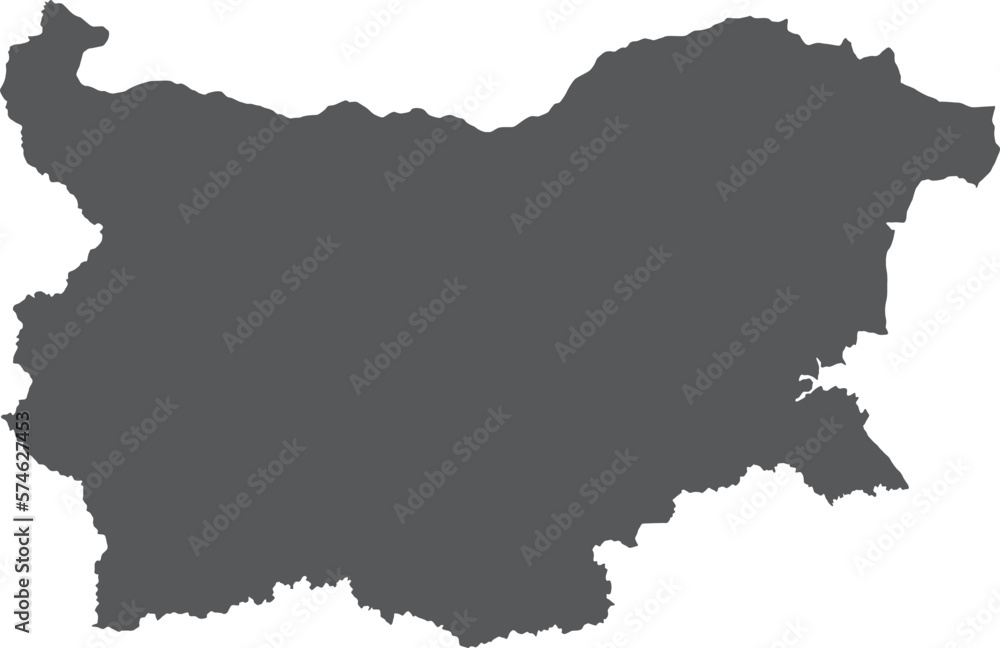 vector illustration of Bulgaria map