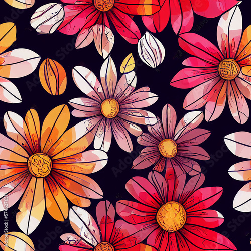 Seamless floral background