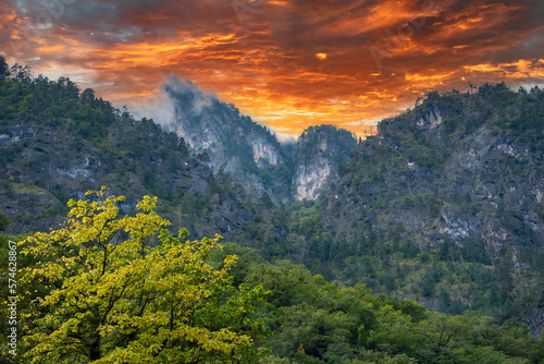 Mountains and forests of Abkhazia.