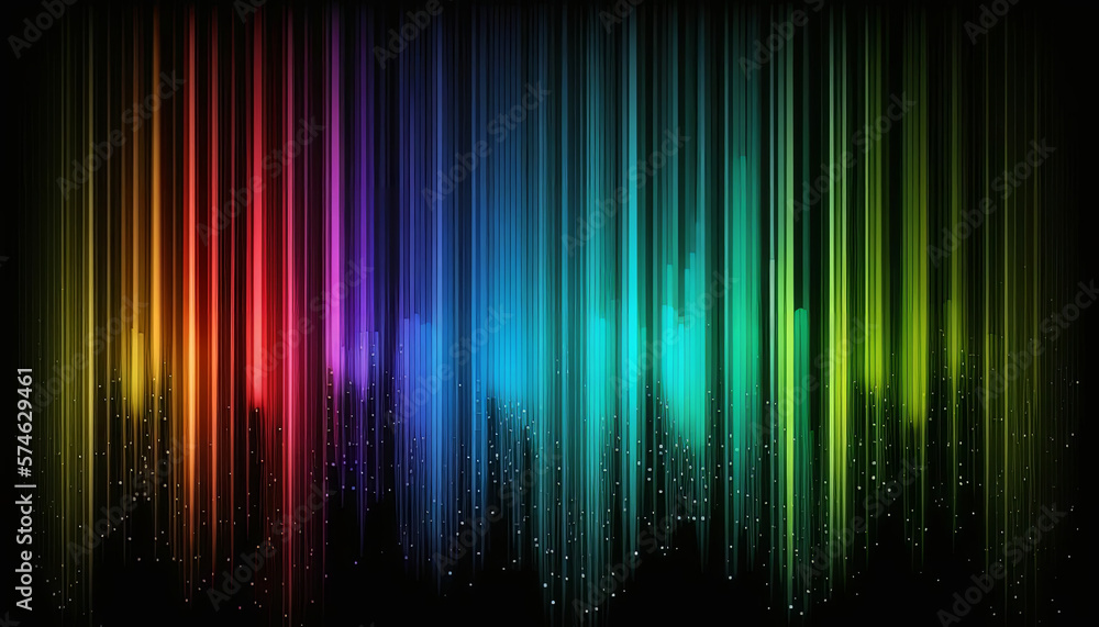 Abstract background with lines for data visualization. Generative AI Abstract background with lines for data visualization. Generative AI