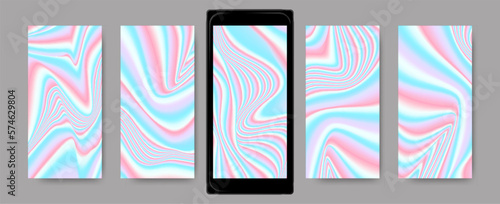Colorful Holographic Wallpa...