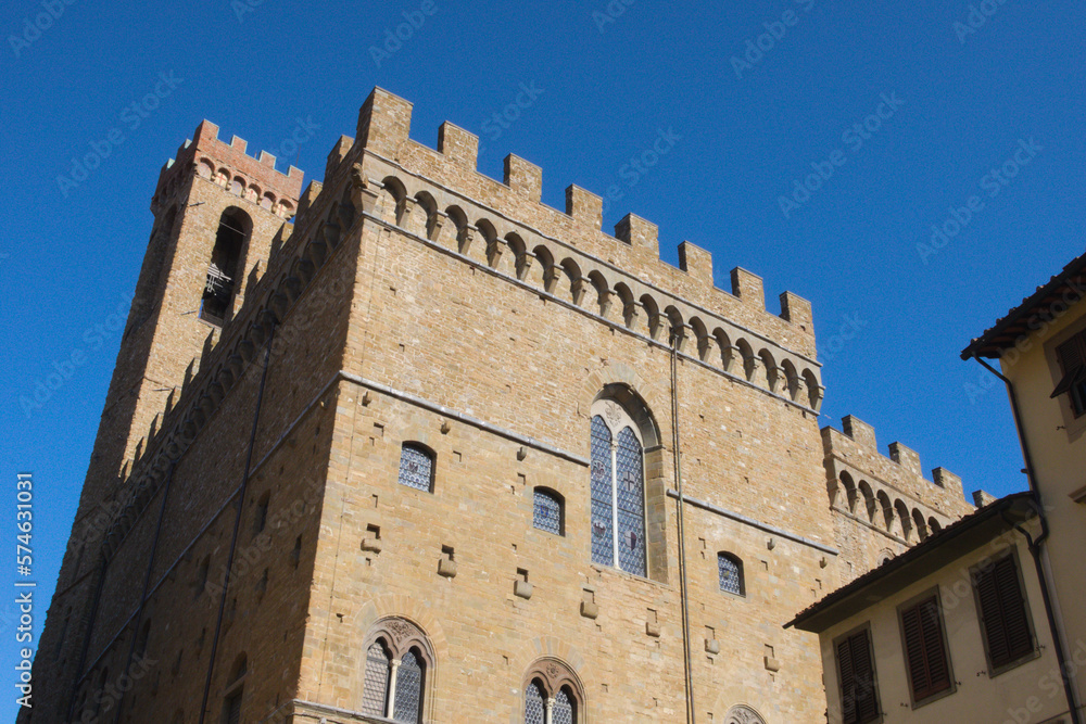 The Palazzo Vecchio (Old Palace) in Florence, Italy. It was the town hall of the city.