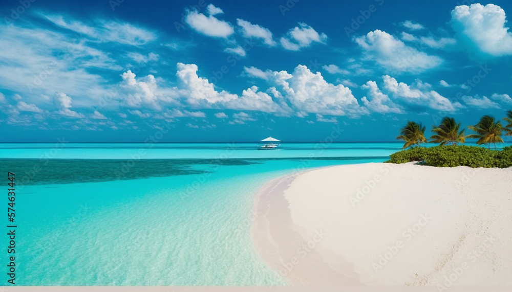 Fototapeta premium Sea View with blue sky