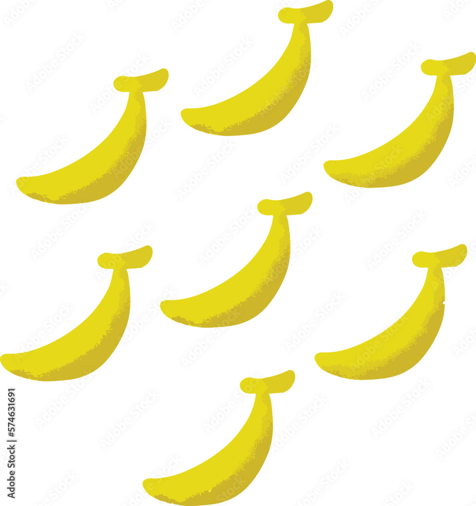 illustration of bananas pattern