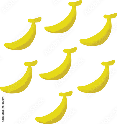 illustration of bananas pattern