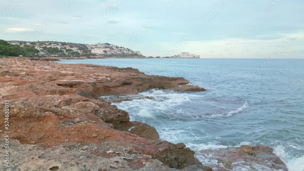 the coast of the costa del azahar in spain the coast of the costa del azahar in spain