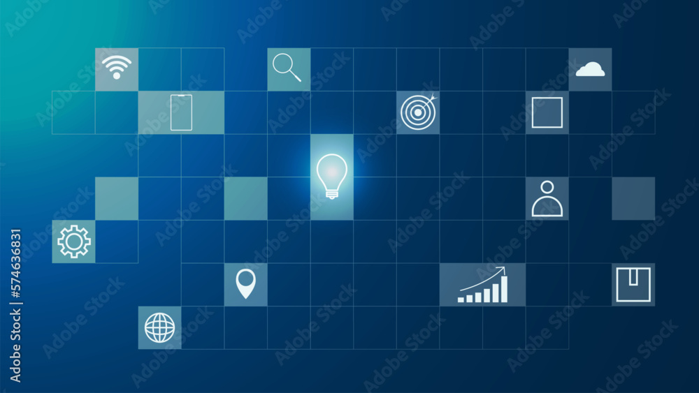 Business start up with icon marketing for business website. Business start up with icon marketing for business website.