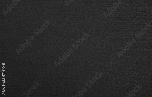 Blank black canvas background texture