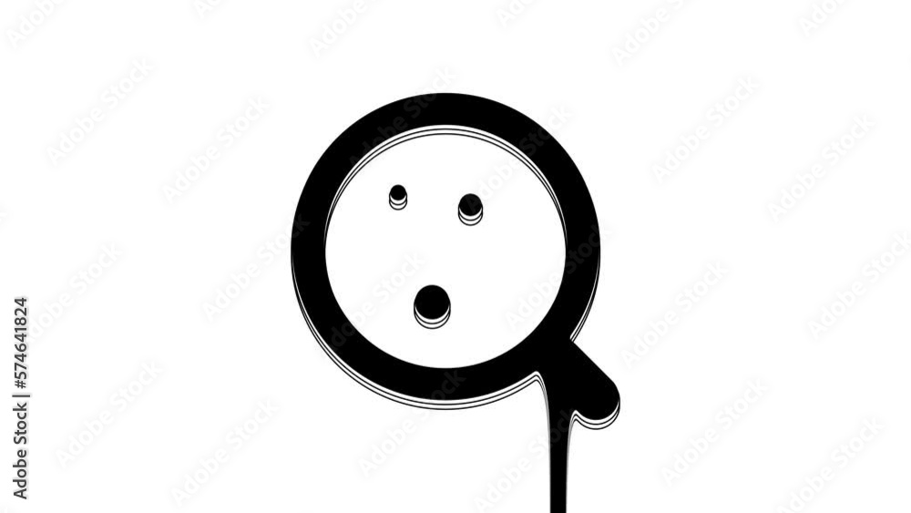 Black Coffee cup icon isolated on white background. Tea cup. Hot drink coffee. 4K Video motion graphic animation Black Coffee cup icon isolated on white background. Tea cup. Hot drink coffee. 4K Video motion graphic animation