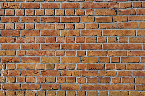 Vintage brick wall background. Masonry wall, stonework