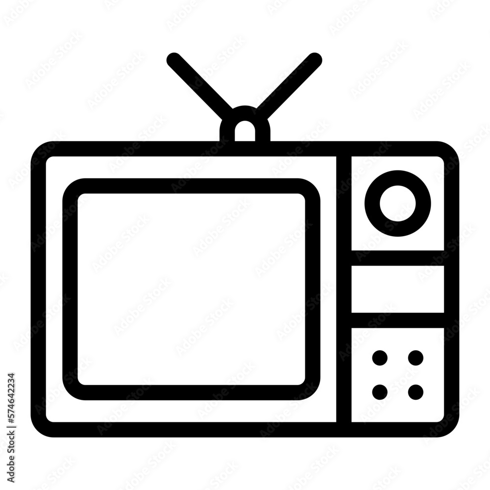 television line icon television line icon