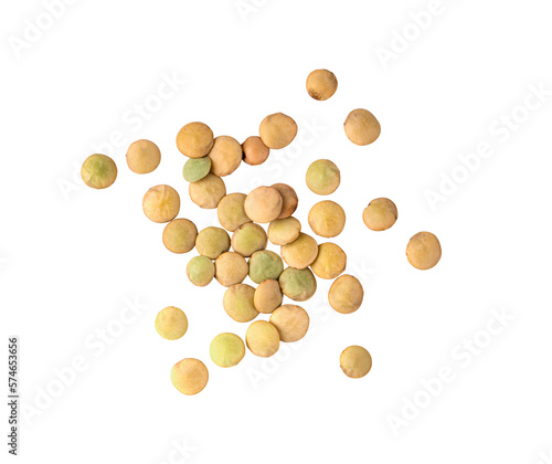  lentils on isolated on transparent png photo