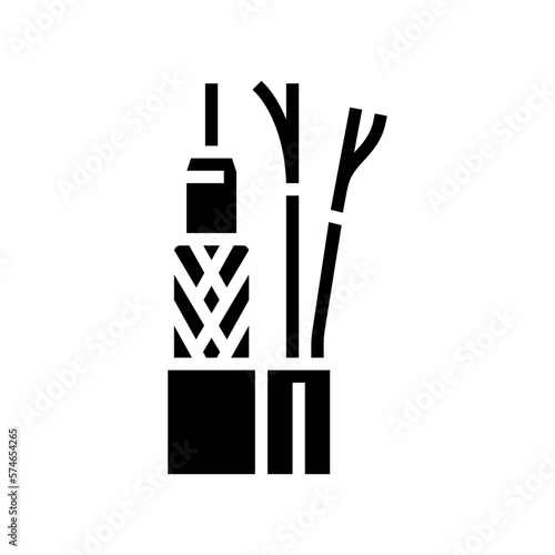 cctv cable wire glyph icon vector illustration